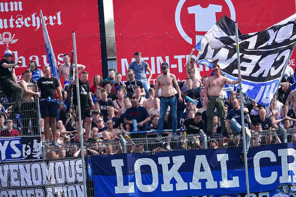 In Würzburg war die Stimmung nach dem 1:1-Ausgleich noch gut.