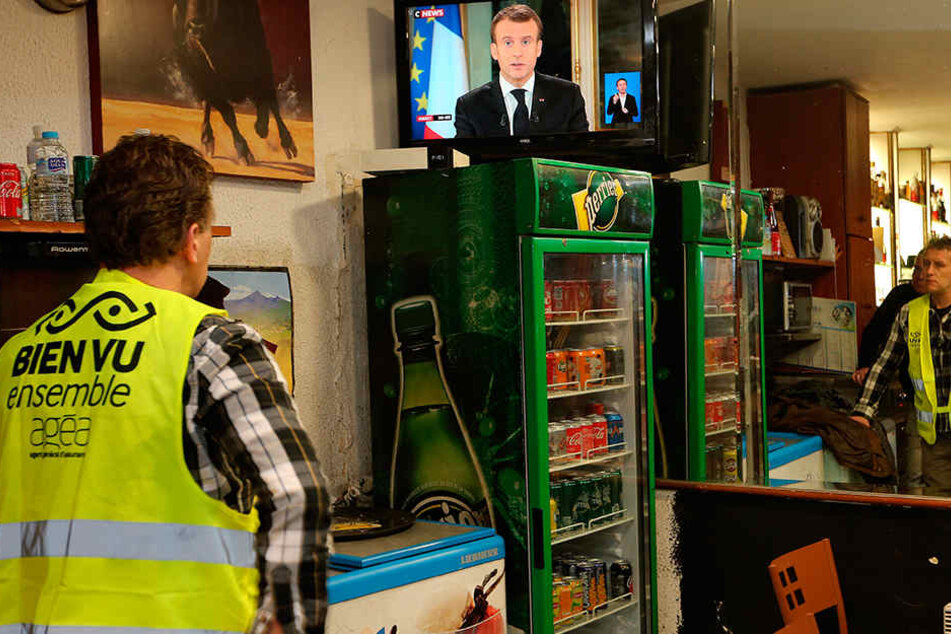 Von sehr vielen erwartet: Die TV-Ansprache des französischen Präsidenten Emmanuel Macron.