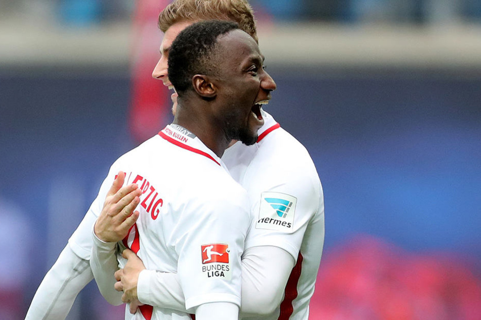 Auch Naby Keita wird laut Rangnick kommende Saison in Leipzig bleiben.