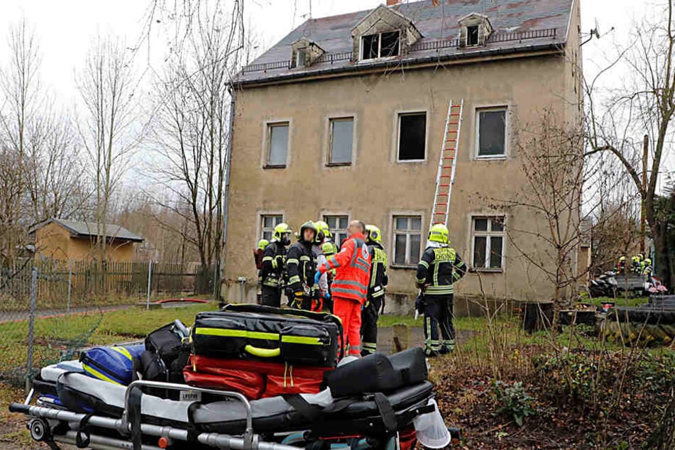 Im Dachbereich des Hauses hatte es eine Rauchentwicklung gegeben