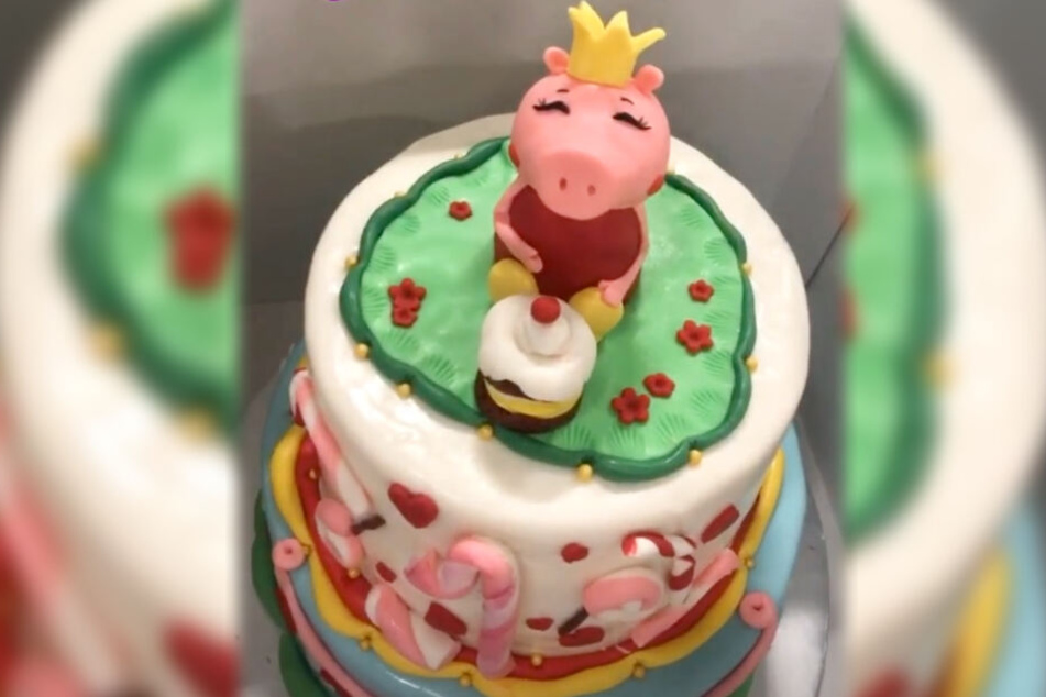 In einer Instagram-Story zeigte Schwesta Ewa die Geburtstagstorte für ihre Tochter.