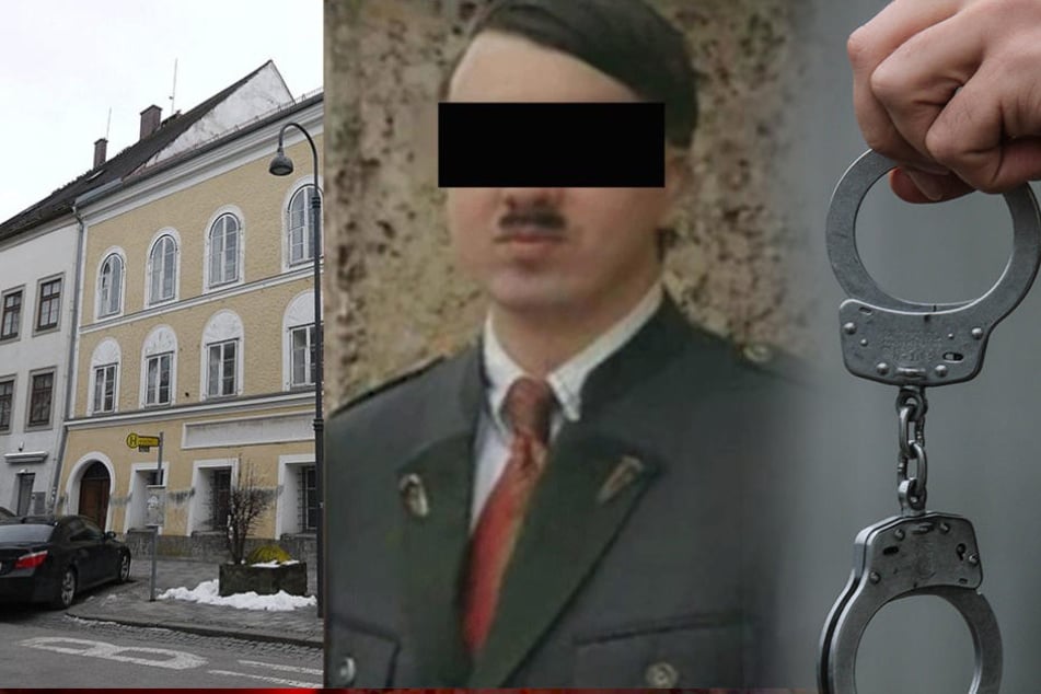 Das war der Dopppelgänger des "Führers", der sich in Hitlers Geburtsstadt mit Touristen fotografieren lässt.