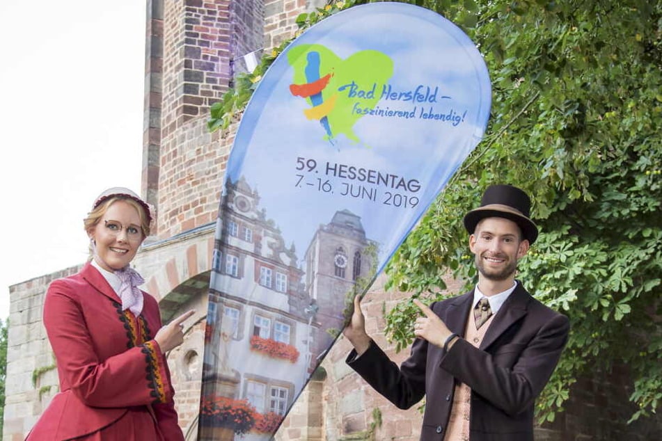 Das Hessentags-Paar Katharina und Dennis ist natürlich auch mit von der Partie.
