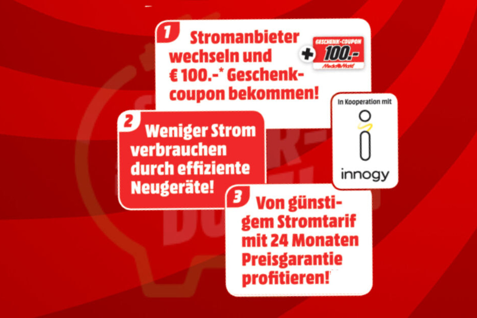 Jetzt 3-fach sparen mit Strom...die "Strom aus der Spardose"-Aktion gilt nur diese Woche.