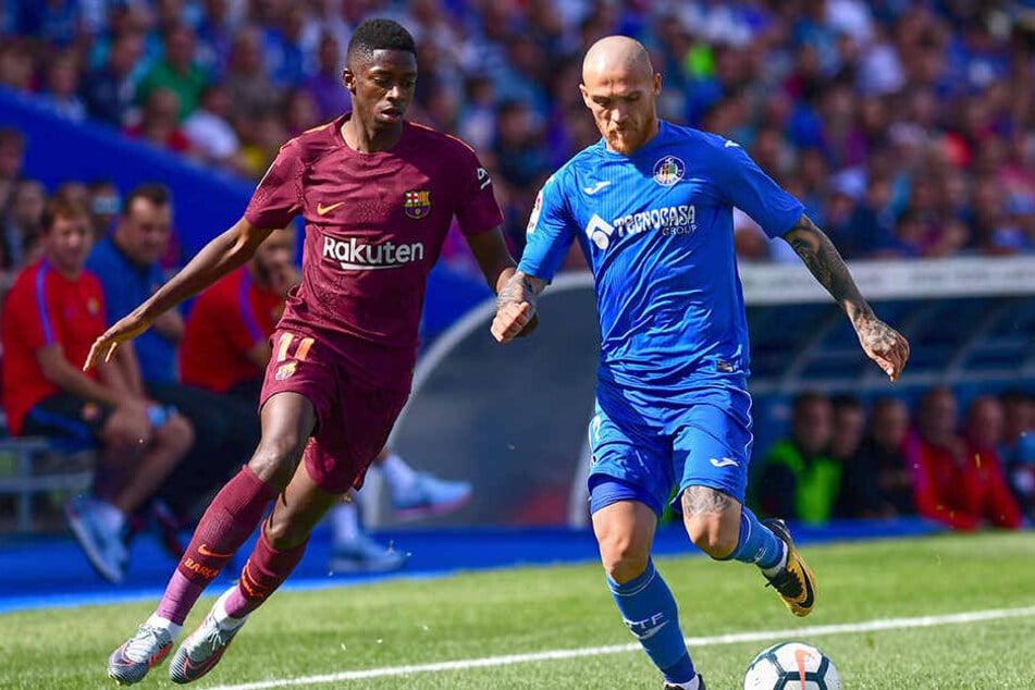 Ousmane Dembélé verletzte sich im Liga-Spiel gegen Getafe.