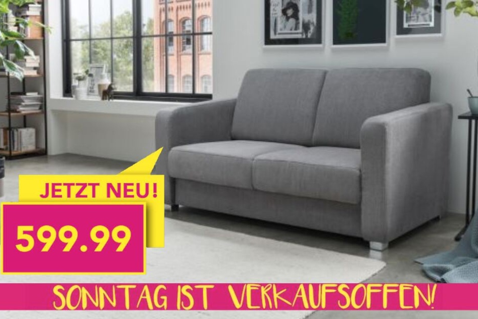 20 Prozent bekommt Ihr auf einen Artikel Eurer Wahl. Zum Beispiel kostet das Sofa Mia dann nur noch 599,99 Euro!