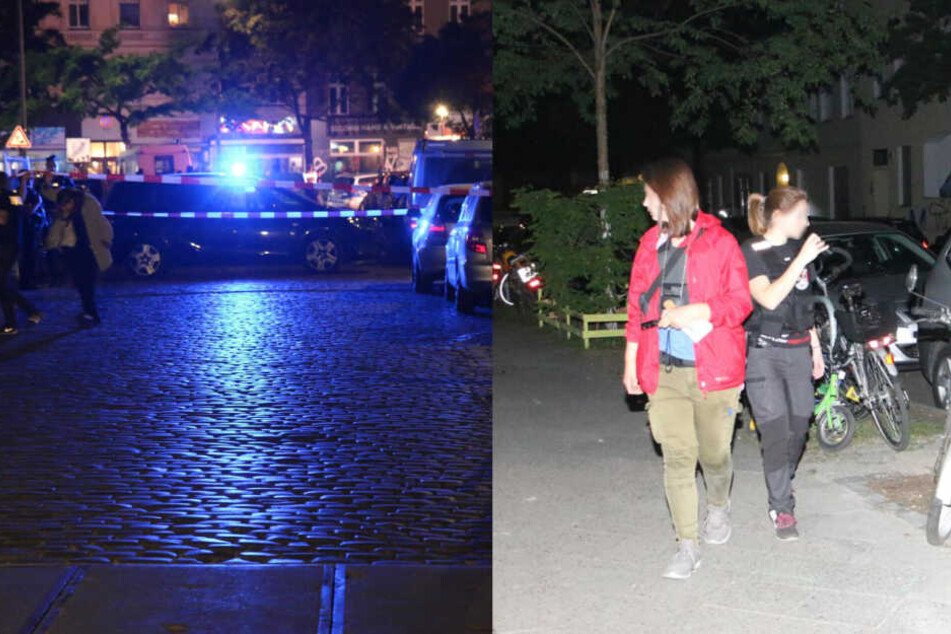 Bis in die frühen Morgenstunden suchte die Polizei nach Spuren, die den, oder die Täter überführen können.