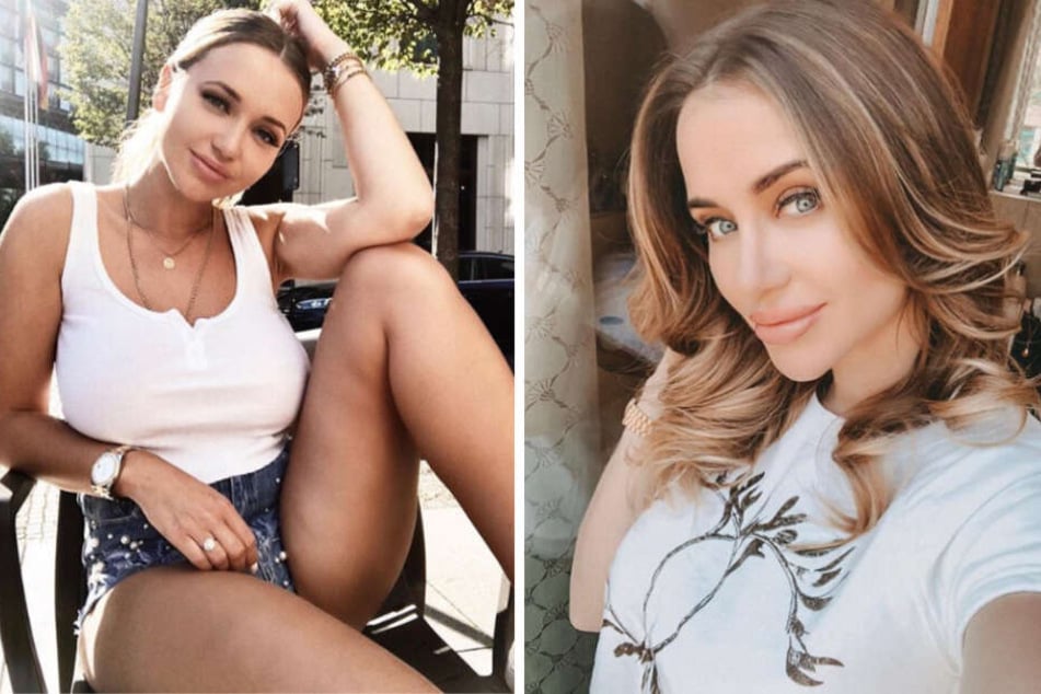 Cathy Lugner nach Einsatz ihres neuen Locken-Stabs (re.)