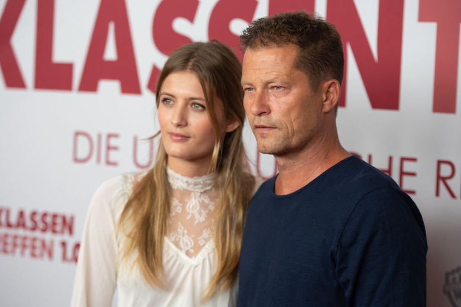 Til Schweiger mit Tochter Lilli bei der Premiere von "Klassentreffen 1.0" in Hamburg.