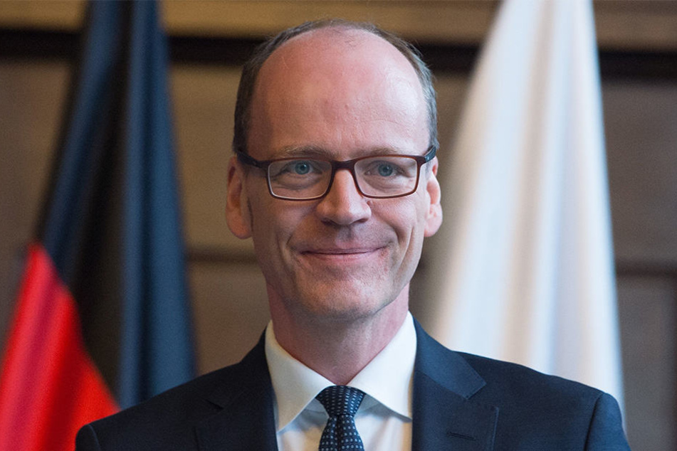 Sachsens neuer Finanzminister Matthias Haß (51, CDU): Die Mehreinnahmen sind schon im Haushalt eingepreist.