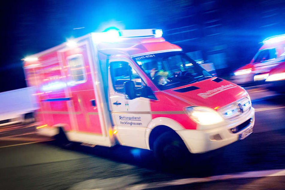 Wahrscheinlich wegen überhöhter Geschwindigkeit knallte das Auto gegen einen Baum.