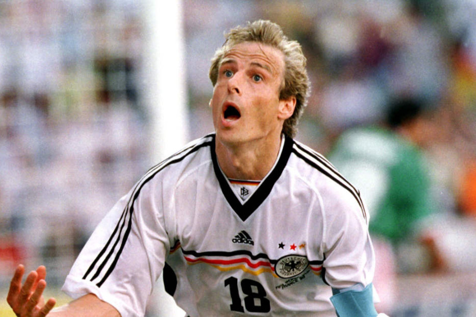 Nicht nur beim VfB eine Legende: Jürgen Klinsmann (54) schoss bei der WM 1998 für Deutschland den 1:1-Ausgleich im Duell mit Mexiko.