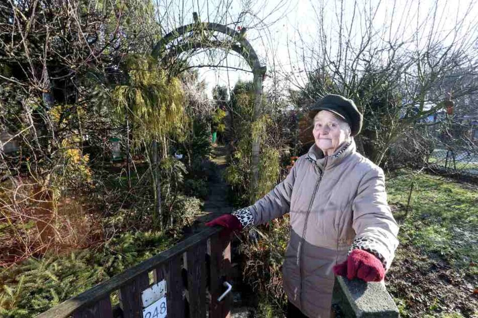 Inge Roßburg (81) wurde in der Spartenanlage Frischborn der Garten gekündigt.