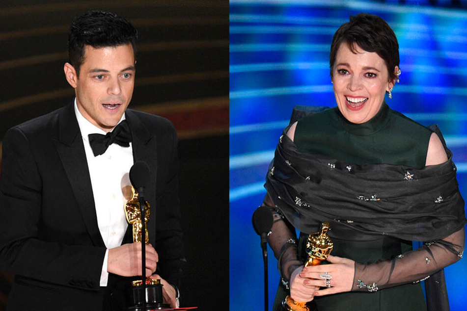 Rami Malek und Olivia Colman wurden als beste Hauptdarsteller ausgezeichnet.