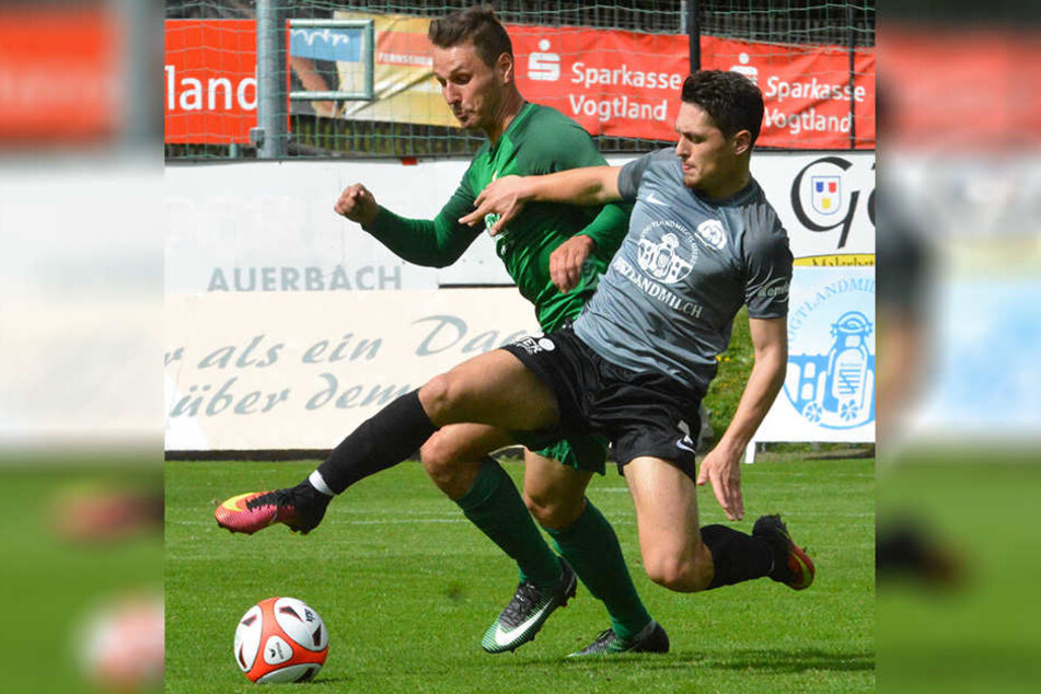 Für Chemie Leipzig gab es beim Tabellennachbarn VfB Auerbach kein Durchkommen.