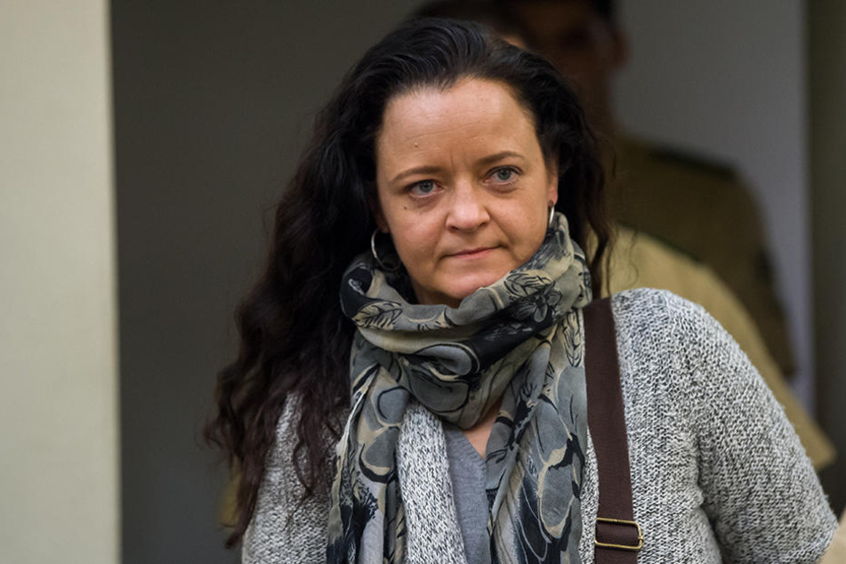 Beate Zschäpe auf dem Weg ins Gericht.
