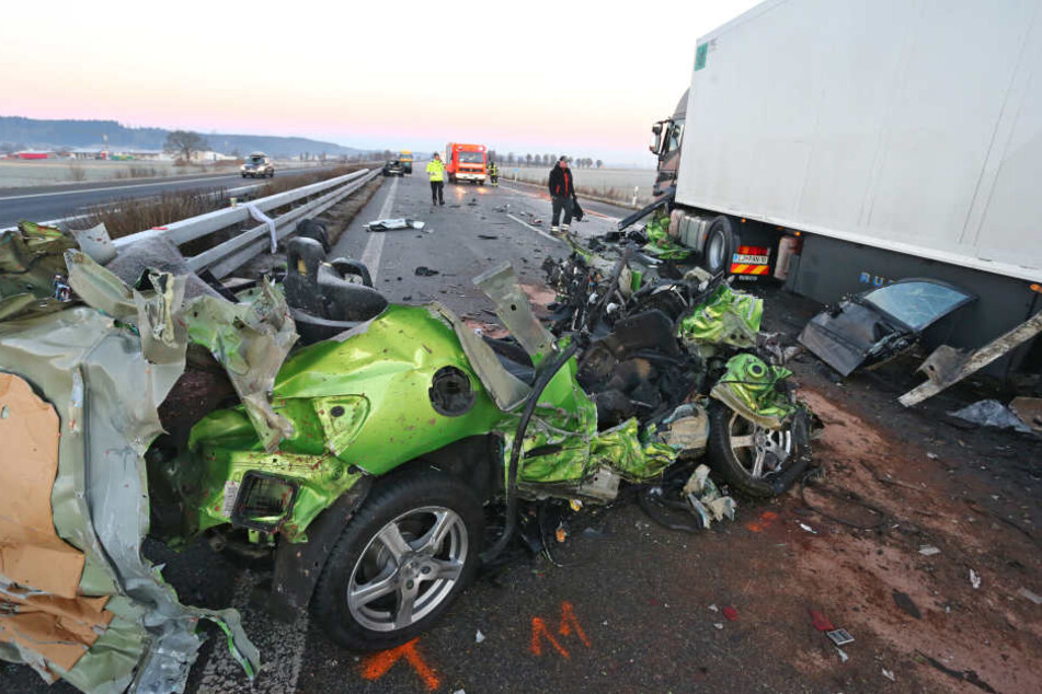 Im Unterallgäu kam es auf der A7 zu einer Massenkarambolage.