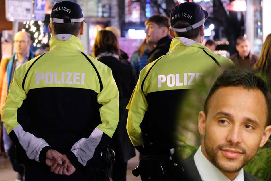 Leipzigs SPD-Chef Hassan Soilihi Mze (rechts unten) fordert mehr Personal für Leipzigs Polizei und lehnt die CDU-Forderungen an OB Jung ab.