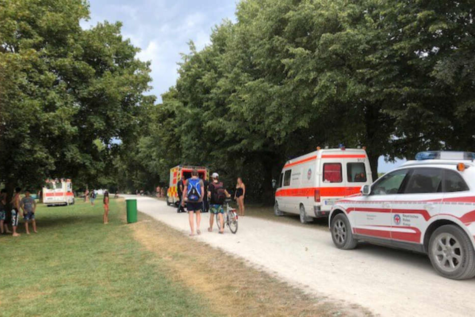 Die Wasserwacht München führte die Erstversorgung des Kindes durch.