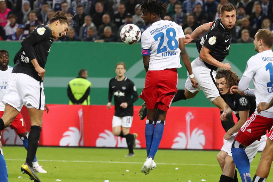 Am 23. April erkämpften sich die Roten Bullen gegen den Hamburger SV den Platz im DFB-Pokalfinale.