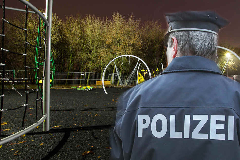 Nach einem Aufenthalt auf dem Spielplatz, jagten die Männer den 23-Jährigen und vergriffen sich dann an ihm. (Fotomontag/Symbolbild)