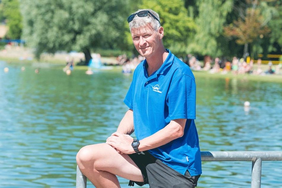 Kai Richter ist stellvertretender Badleiter im Naturbad Mockritz.