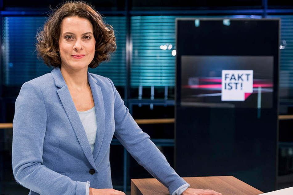 Die Moderatorin der Sendung "Fakt ist" Anja Heyde.