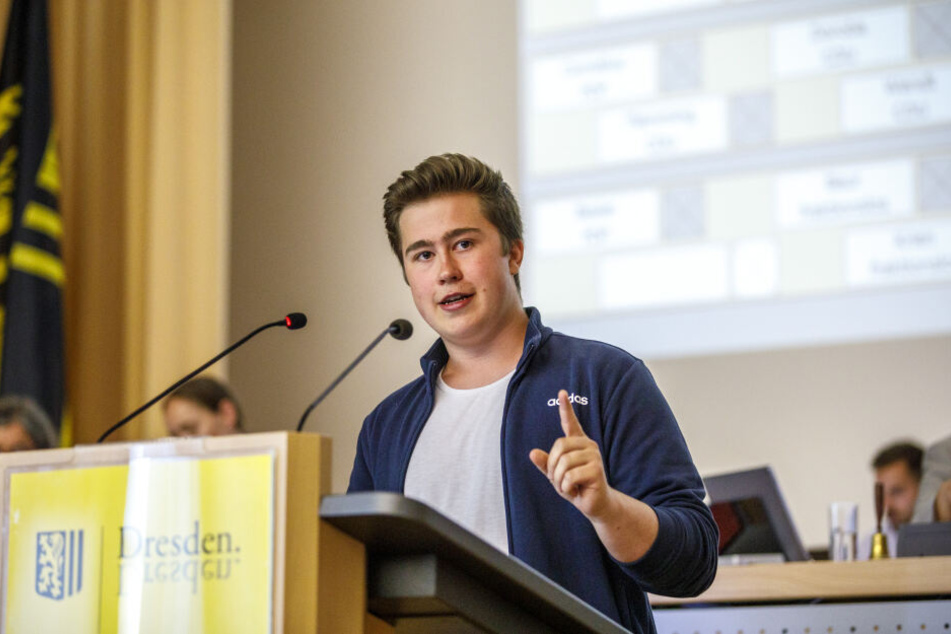 Las den Stadträten die Klima-Leviten: Professoren-Sprössling Willi Patzelt (18).
