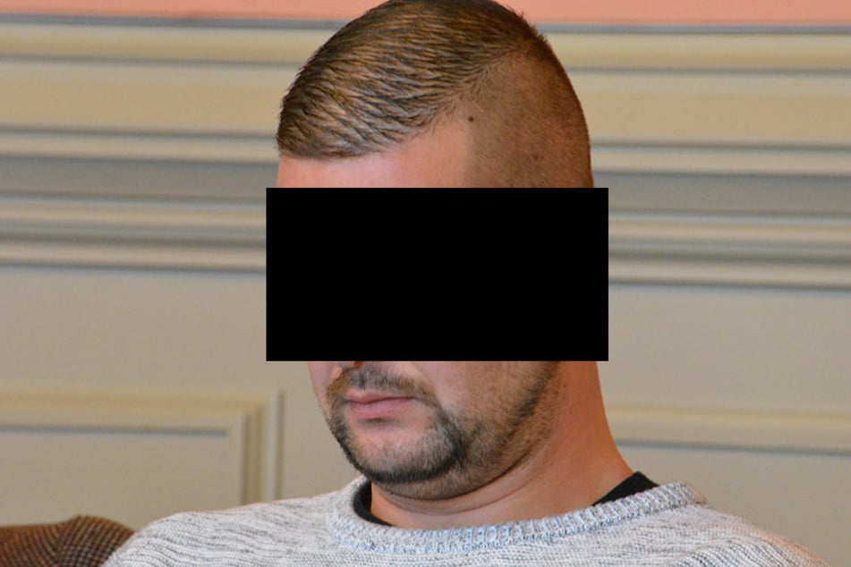 Benjamin P. vor dem Gericht in Zwickau.
