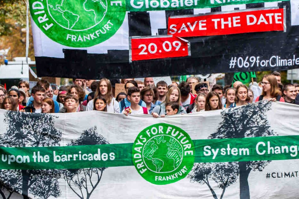 Schon am zurückliegenden Samstag demonstrierte die Fridays for Future-Bewegung in Frankfurt.