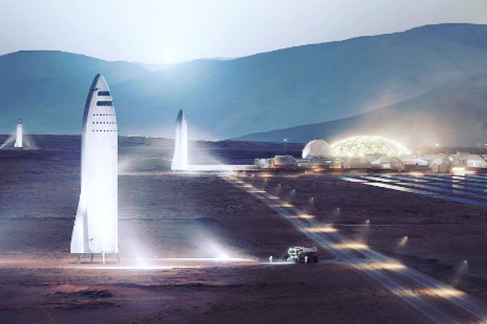 Das US-Raumfahrtunternehmen SpaceX plant eine Siedlung auf dem Mars.