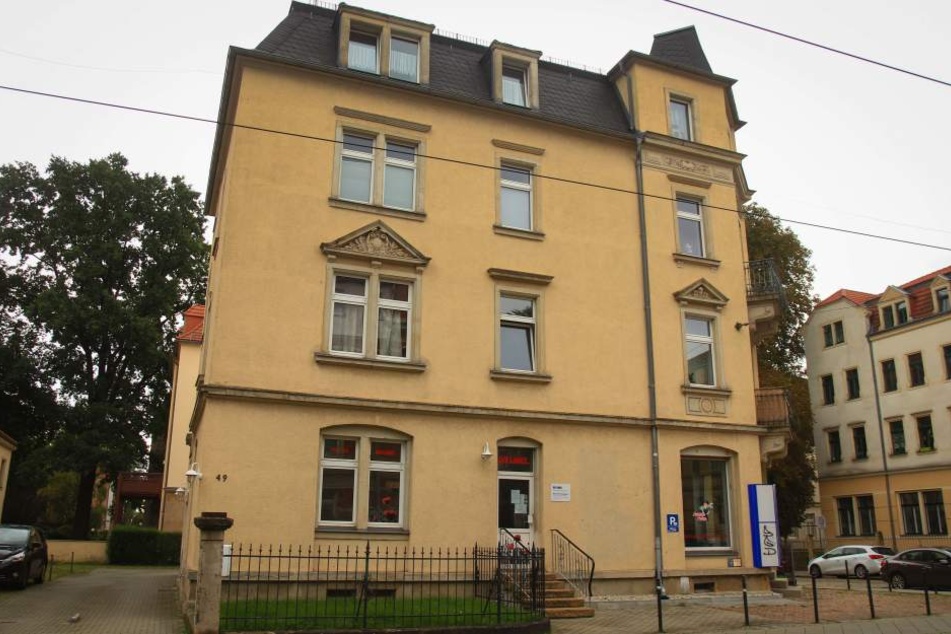 Das Parteibüro von Die Linke in Dresden-West.