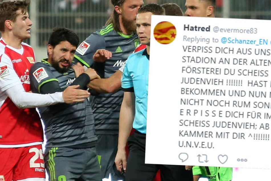 Der israelische Fußballspieler Almog Cohen (zweiter v.l.) erhielt im Spiel gegen Union Berlin eine rote Karte. Danach wurde er von einem Fan antisemitisch beleidigt.