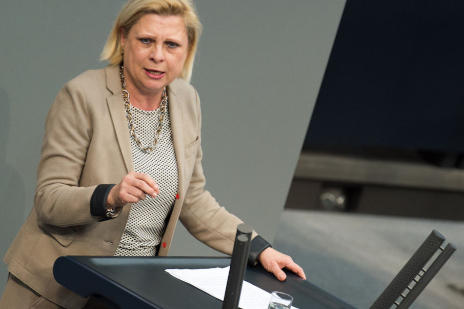 Hilde Mattheis (64) bei einer Rede im Deutschen Bundestag. (Archiv)