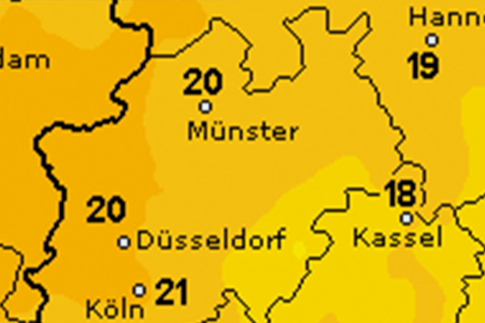 Bis zu 20 Grad und keine Wolken, der Montag wird richtig schön.