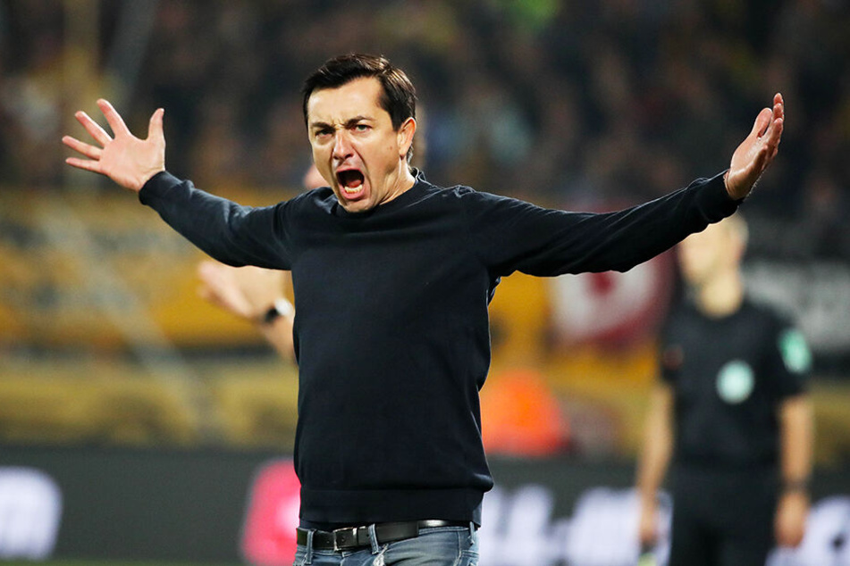 Emotionen pur! FCE-Coach Daniel Meyer wird seine Mannschaft wie im Hinspiel pushen.