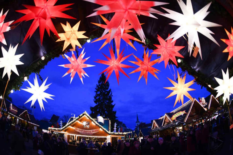 Der Erfurter Weihnachtsmarkt ist der größte in Thüringen.