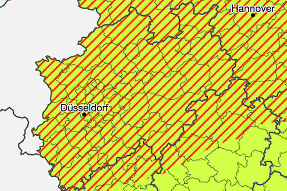 Erst mal ist es nur ein erster Hinweis: Dicke Hagelkörner, Gewitter und Sturm könnten schon am Nachmittag über OWL hinwegziehen.