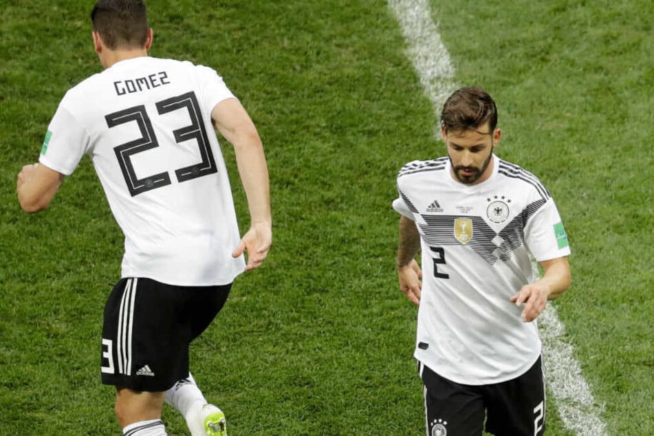Marvin Plattenhardt wird durch Mario Gomez ersetzt. Es war sein bislang letzter Einsatz für die Nationalmannschaft.
