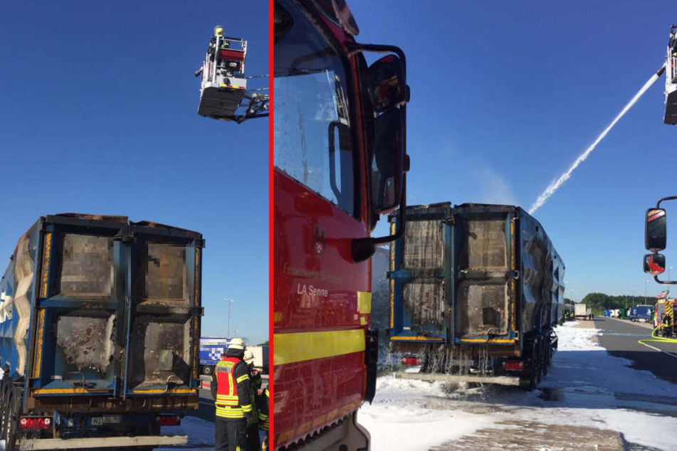 Die Feuerwehr hatte den Brand schnell unter Kontrolle.