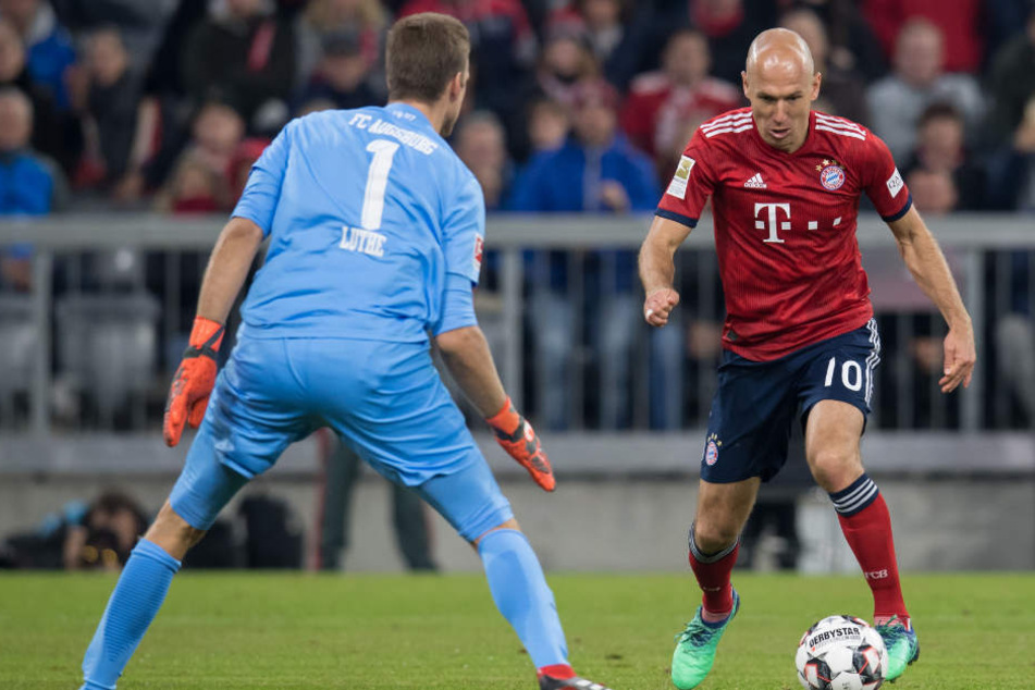 Arjen Robben brachte mit seinem Treffer die Allianz Arena zum Beben.