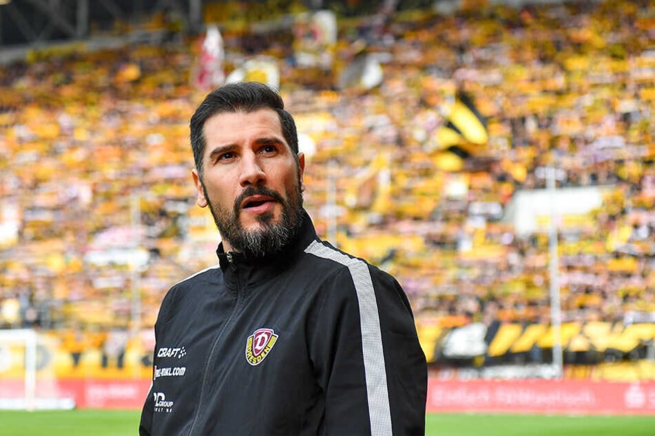 Muss auf sein erstes Auswärtsspiel als Dynamo-Trainer warten: Trainer Cristian Fiel.