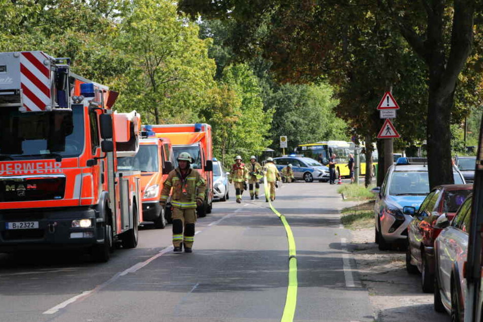 In Berlin-Baumschulenweg kam es am Dienstag zu einem schweren Brand.