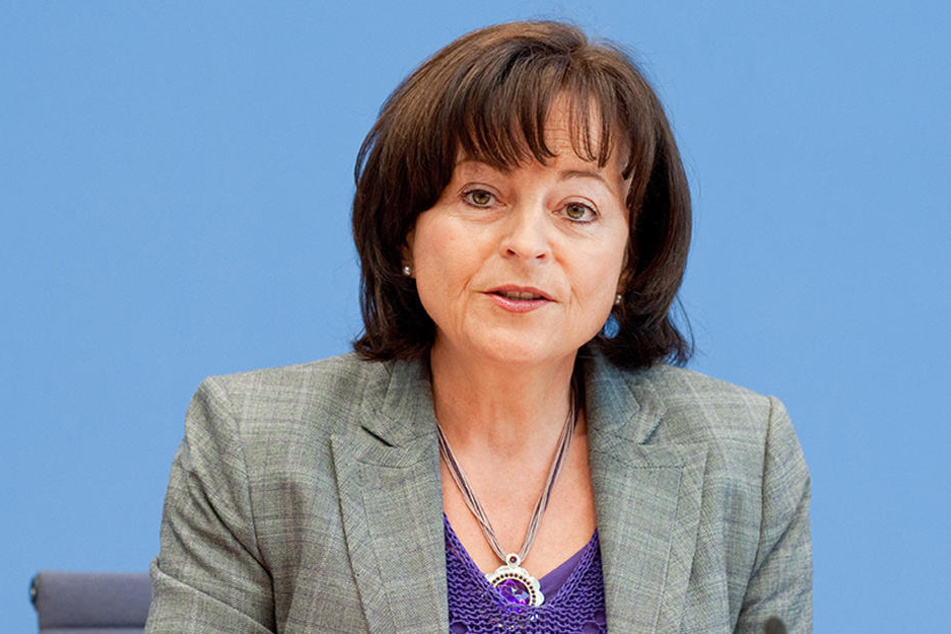 Die Drogenbeauftragte der Bundesregierung, Marlene Mortler, bei einer Pressekonferenz in Berlin.