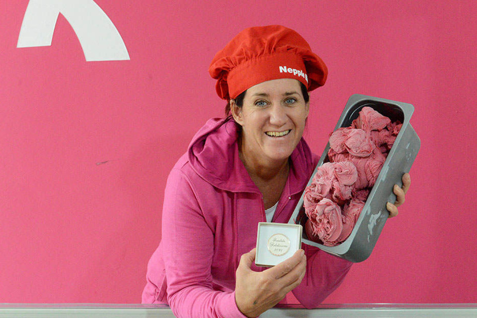 Annette Nepple (49) von „Nepple Eis“.