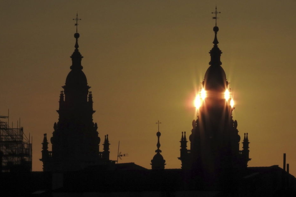 Das Pilgerziel: Die Kathedrale in Santiago de Compostela.
