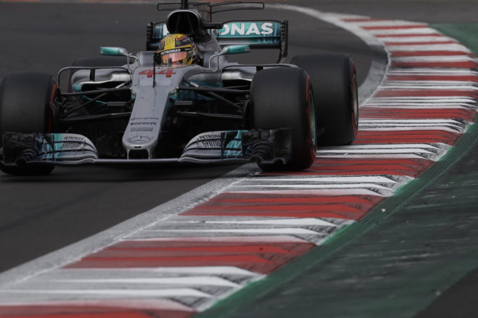 Lewis Hamilton in Aktion.
