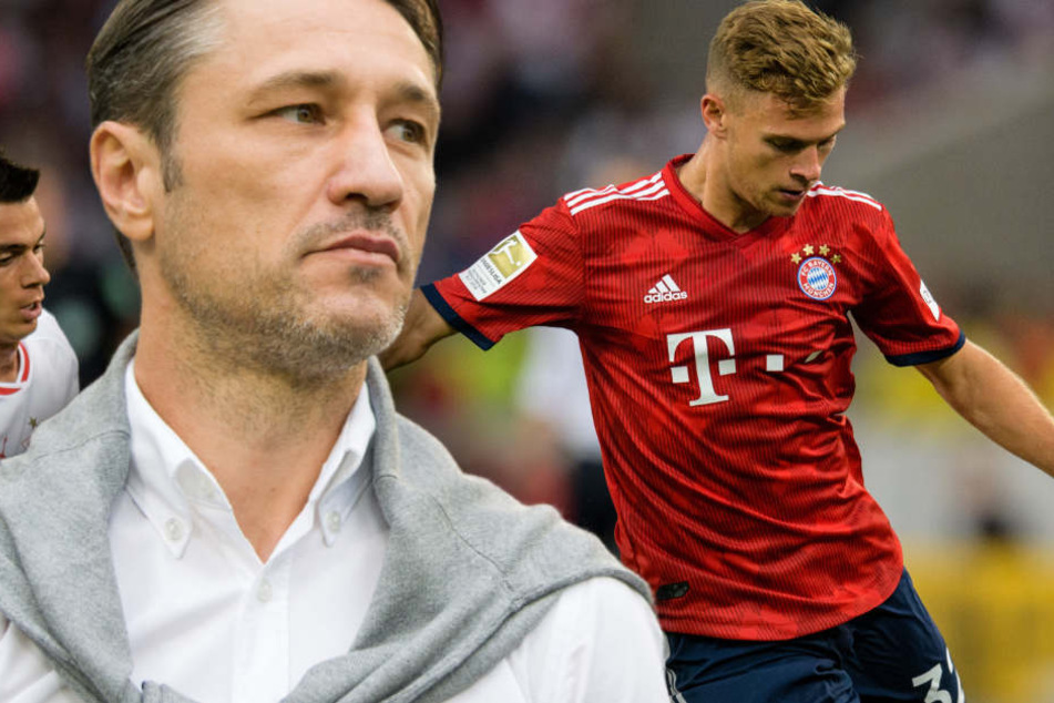 Niko Kovac (l.) hat eine klare Vorstellung für die Position von Joshua Kimmich (r.).