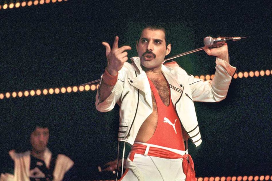 Das Original: Freddie Mercury bei einem Auftritt 1984.
