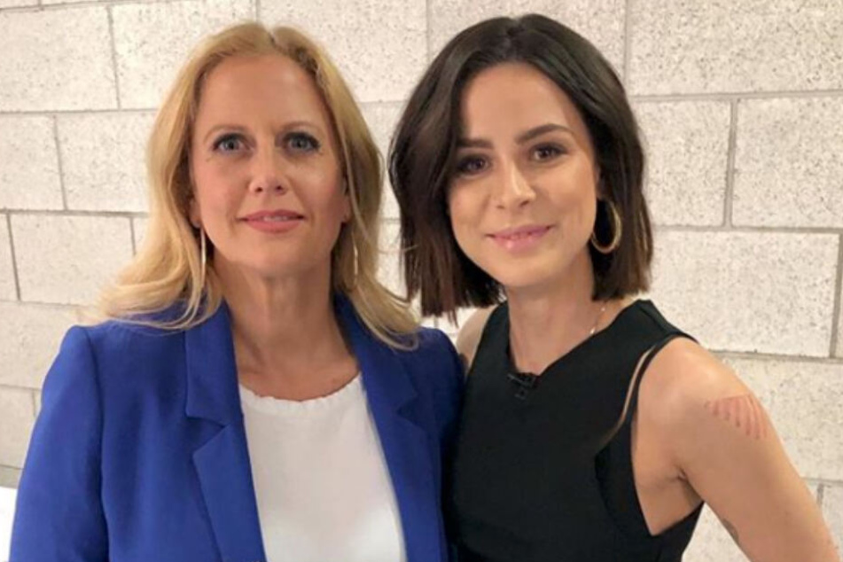 Lena Meyer-Landrut (r.) war zu Gast in der NDR Talkshow.